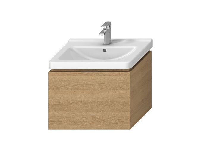 Jika Cubito Pure Skříňka pod umyvadlo 64x46,7x48 cm, 1x zásuvka, dub
