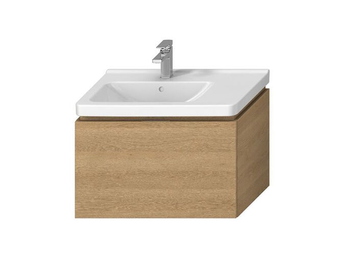 Jika Cubito Pure Skříňka pod umyvadlo 74x42,6x48 cm, 1x zásuvka, dub