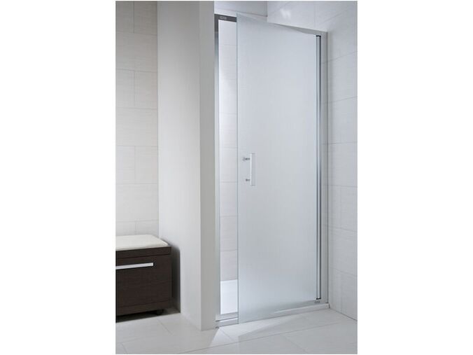 Jika CUBITO PURE sprchové dveře, jednokřídlé, 1000 mm, sklo transparent, stříbrný profil, levé - pravé