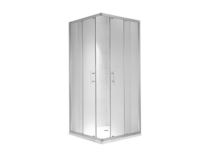 Jika CUBITO PURE sprchový kout čtverec, 900x900 mm, sklo transparent, stříbrný lesklý profil