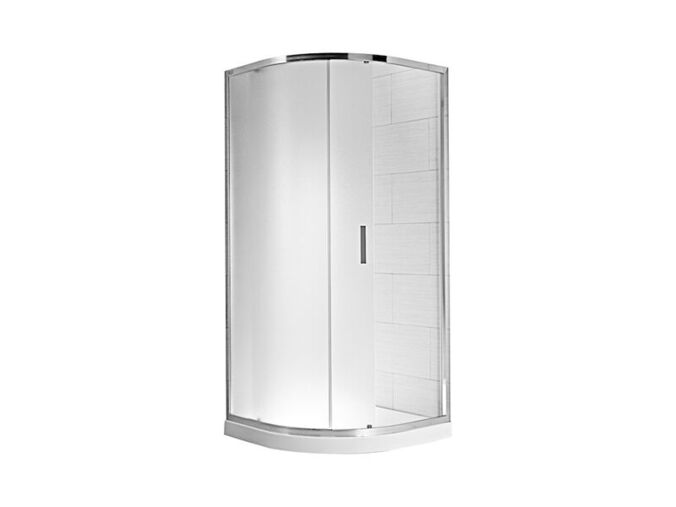 Jika CUBITO PURE sprchový kout čtvrtkruh, 900x900 mm,  sklo arctic, stříbrný lesklý profil, radius 550 mm, levý - pravý