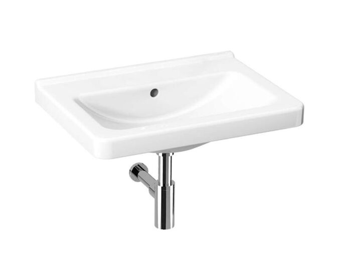 Jika Cubito Pure Umyvadlo 60x45 cm, bez otvoru pro baterii, s přepadem, bílá