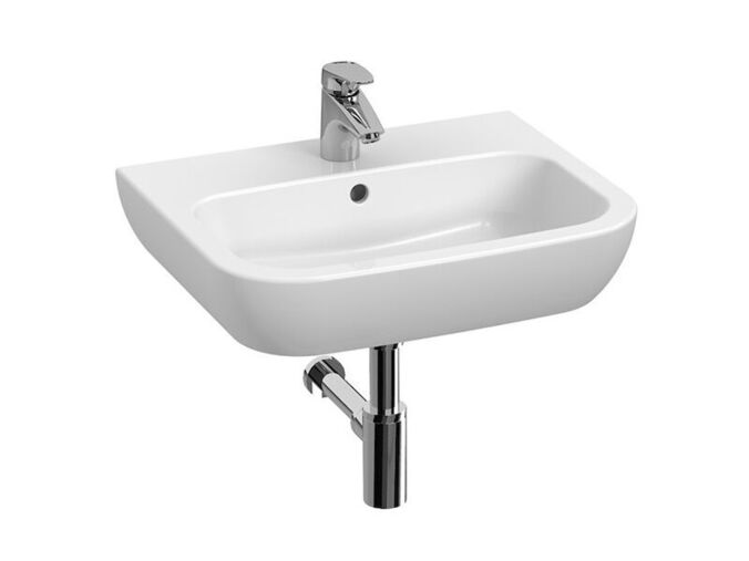 Jika Deep by Jika Umyvadlo 50 cm, otvor pro baterii, přepad, bílá
