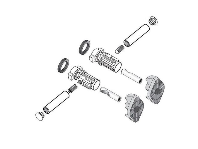 Jika Cubito Pure Easy fit pro skryté uchycení na stěnu WC a bidetu Pure