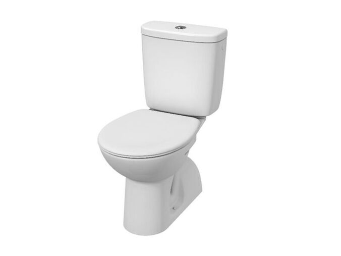 Jika Euroline-N Wc kombi 35,5x65,5 cm, svislý odpad, boční přívod vody, hluboké splachování, bílá