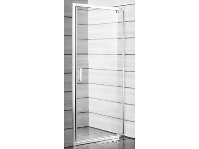 Jika Lyra Plus Jednokřídlé sprchové dveře 800/1900mm, perla na vnitřní straně, sklo čiré, bílá