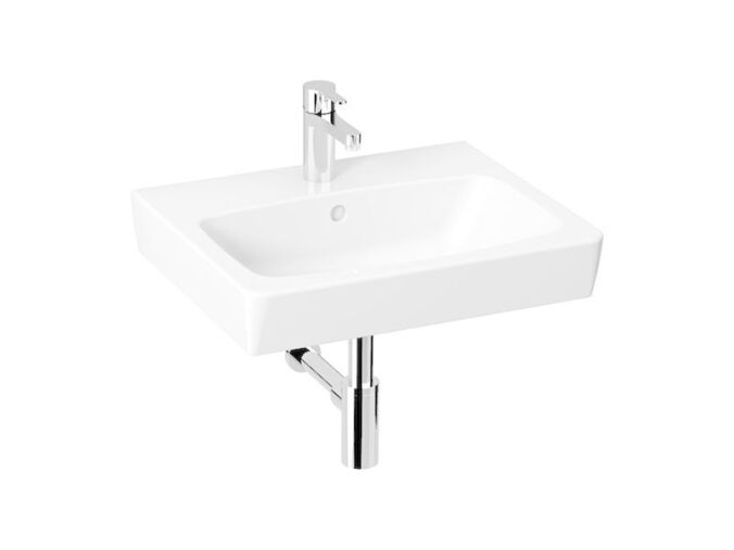 Jika Lyra Plus Umyvadlo 55x45 cm, otvor pro baterii, s přepadem, bílá