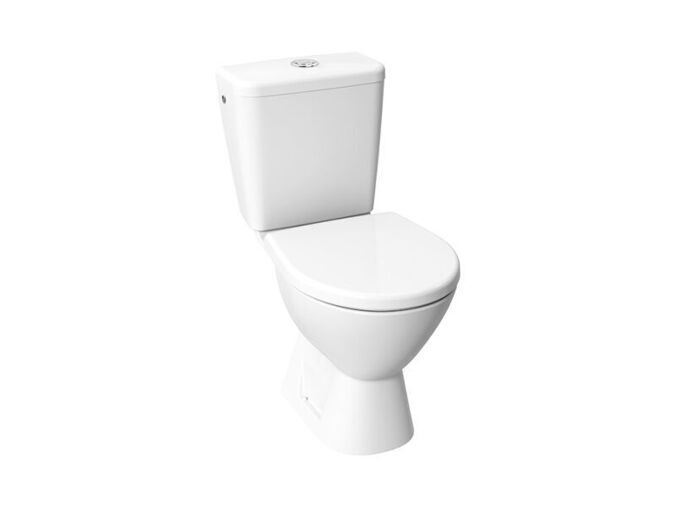 Jika Lyra Plus Wc kombi 63,5x36 cm, vodorovný odpad, boční přívod vody, hluboké splachování, Rimless, bílá