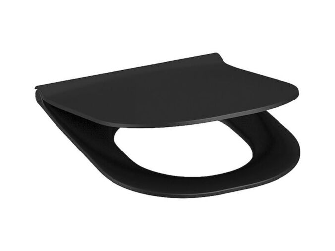 Jika Mio-N Klozetové sedátko s poKlopem, slowclose, odnímatelné, nerez úchyty, duroplast, černá mat