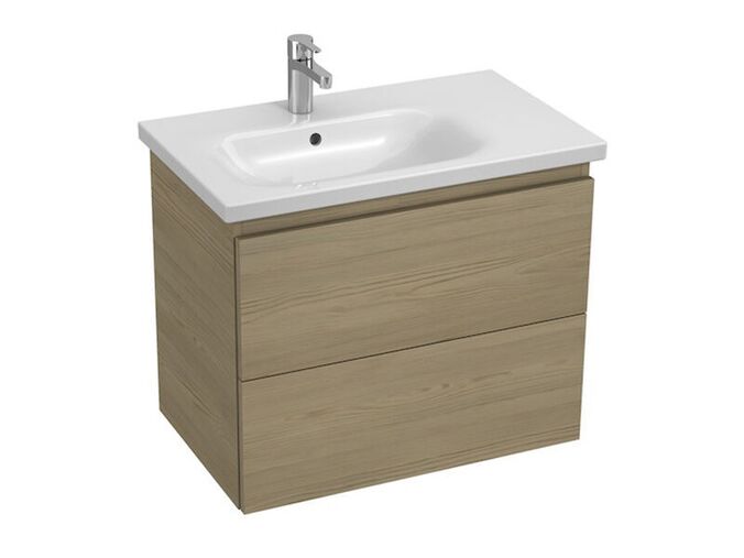 Jika Mio-N Skříňka pod asymetrické umyvadlo 72x44,8x58,8 cm, 2x zásuvka, jasan