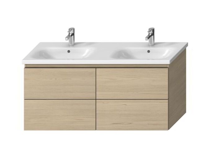 Jika Mio-N Skříňka pod umyvadlo 126,6x44,8x58,8 cm, 4x zásuvka, jasan