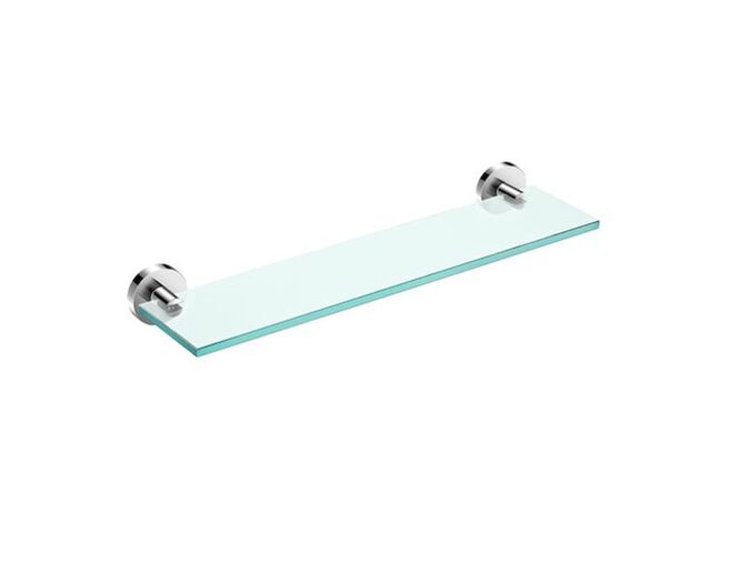 Jika Mio Style Polička 40x10,8 cm, sklo matné, chrom