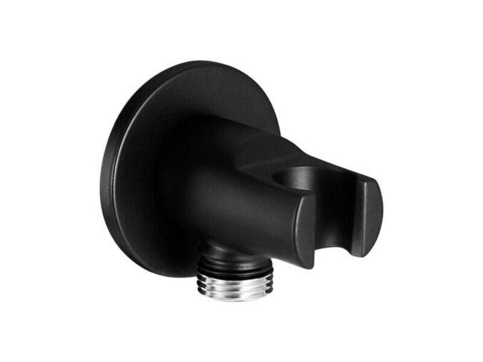 Jika Mio Style Připojení sprchové hadice 1/2“ s držákem ruční sprchy, černá mat
