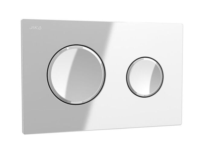 Jika Modul Ovládací tlačítko PL11 Dual Flush, pro 2 množství splachování, chrom lesk