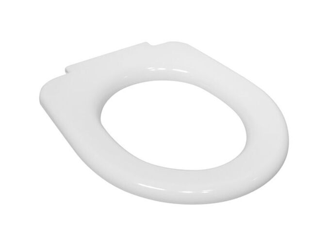 Jika Deep by Jika Klozetové sedátko bez poKlopu, ocelové úchyty, duroplast, bílá