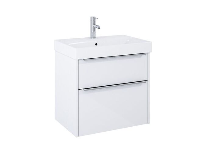 Jika Pure Skříňka s umyvadlem 60x41,8x54 cm, 2x zásuvka, bílá lesk
