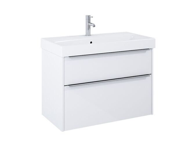 Jika Pure Skříňka s umyvadlem 80x41,8x54 cm, 2x zásuvka, bílá lesk
