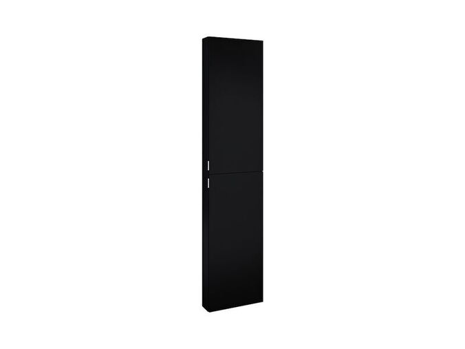 Jika Pure Vysoká skříňka 40x12,5x180 cm, 2x dveře levé/pravé, 5x police, černý mat