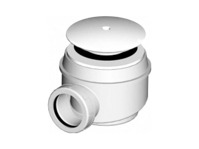 Jika Thema Sifon pro sprchové vaničky 50/40mm s nerez krytkou, logem JIKA, průtok 39 l/min
