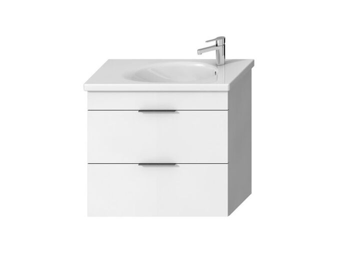 Jika Tigo skříňka pod umyvadlo 77x36,3x70,5 cm, 2x zásuvka, bílá