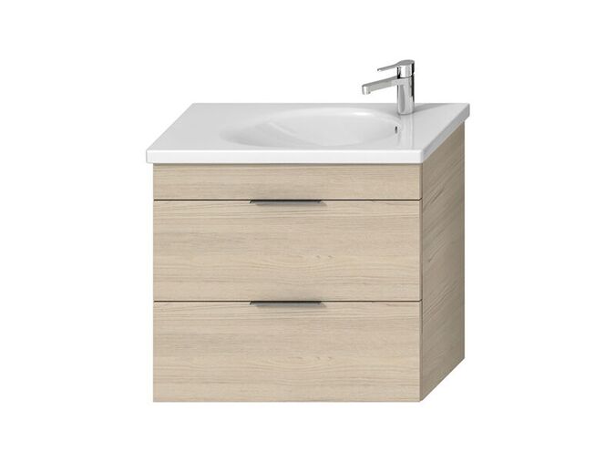 Jika Tigo skříňka pod umyvadlo 77x36,3x70,5 cm, 2x zásuvka, jasan