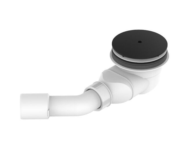Jika Tigo Sifon pro sprchové vaničky o průměru 90 mm, krytka černá mat