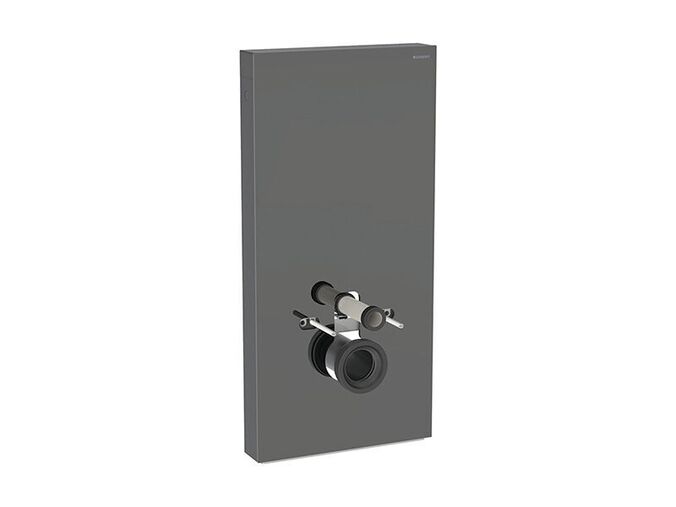 Geberit Monolith Plus sanitární modul pro závěsné WC, 101 cm, spodní přívod vody, čelo sklo láva