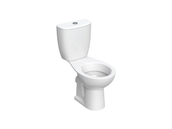 Kolo Rekord klozet kombinační, 3/6l, délka jen 62,5 cm, smontovaný, vodorovný odpad, bílá