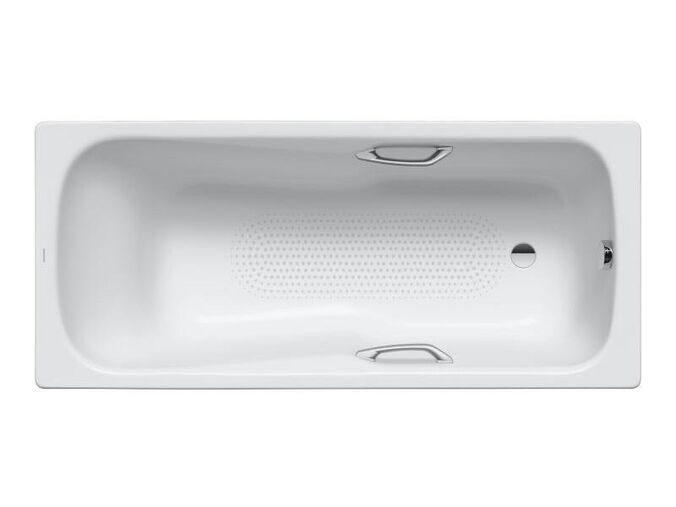Kaldewei Dyna Set Star 621 obdélníková vana 170x75 cm, s otvory pro madla, Antislip, Perl-Effekt, bílá