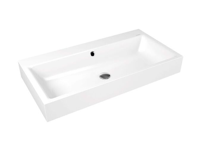 Kaldewei Puro 3165 umyvadlo na stěnu, s přepadem, 90x46x12 cm, Perl-Effekt, bílá