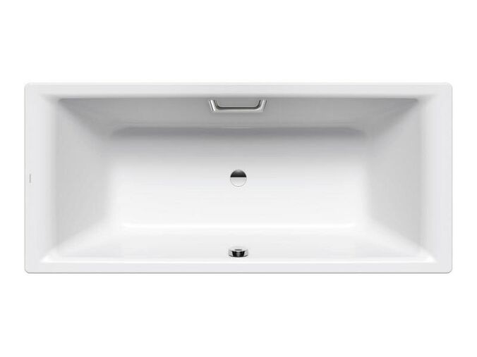 Kaldewei Puro Duo 664 obdélníková vana 180x80 cm, otvory pro madla, Perl-Effekt, bílá