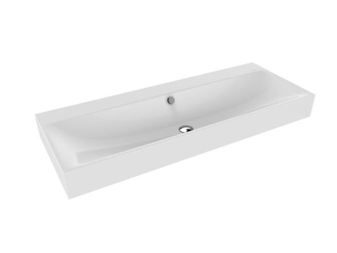 Kaldewei Silenio 3046 umyvadlo na stěnu, s přepadem, 120x46x12 cm, Perl-Effekt, bílá
