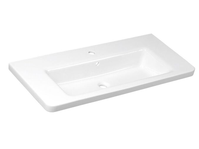 Sapho CITY keramické umyvadlo hranaté 100x45cm, bílá