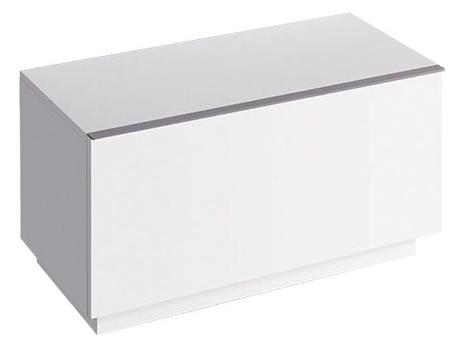 Geberit iCon boční skříňka se zásuvkou, stojící na podlaze 89x47,7x47,2 cm, lakované s vysokým leskem, bílá