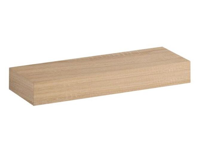 Geberit iCon nástěnná polička 37x16,5x5 cm, melamin struktura dřeva, přírodní dub