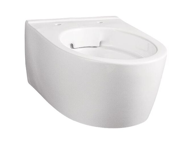 Geberit iCon závěsné WC s hlubokým splachováním, zkrácené vyložení, uzavřený tvar, Rimfree, 49 cm, KeraTect, bílá
