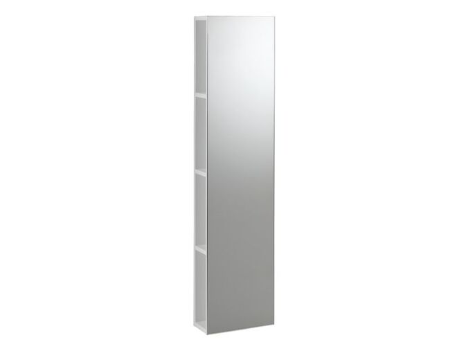 Geberit iCon regál se zrcadlem 28x14x120 cm, lak matný, bílá