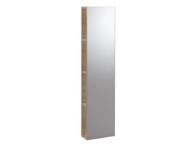 Geberit iCon regál se zrcadlem 28x14x120 cm, melamin struktura dřeva, přírodní dub