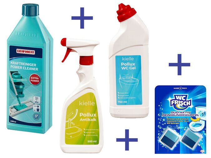 kielle + Leifheit + Henkel úklidová sada 4v1