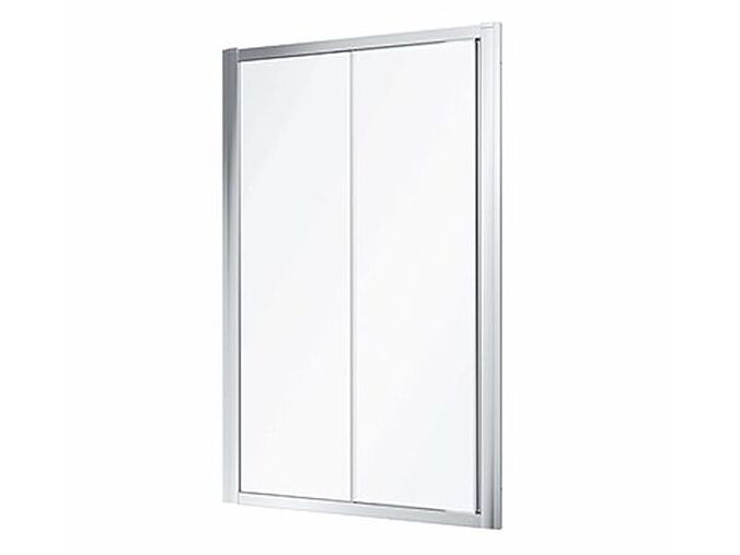 Kolo Geo sprchové dveře 105-110x190 cm, stříbrná lesk, dekor transparent