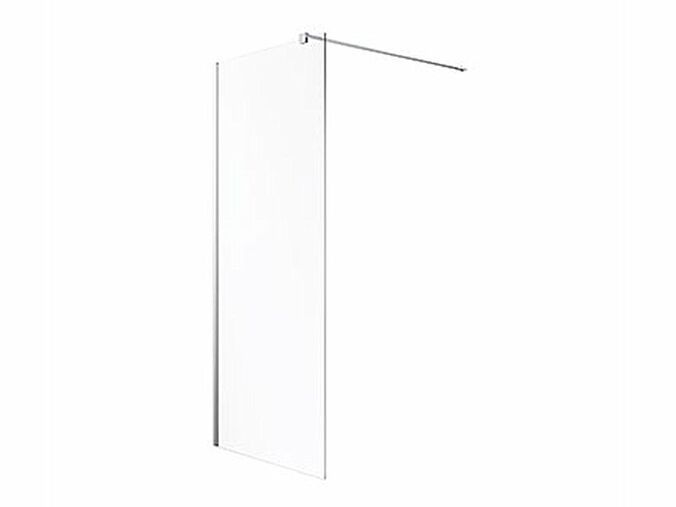 Kolo Geo walk-in sprchový kout 80x200 cm, chrom lesk, dekor transparent