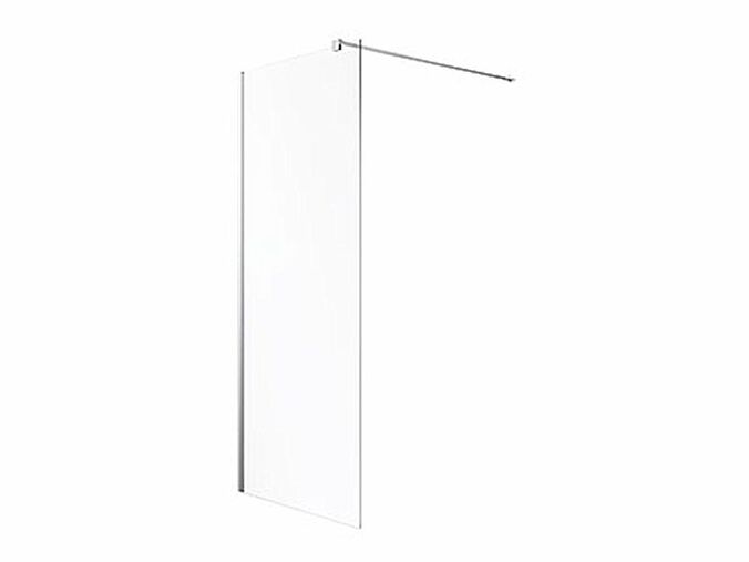 Kolo Geo walk-in sprchový kout 90x200 cm, chrom lesk, dekor transparent