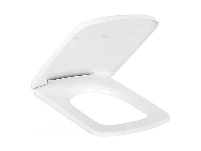 Kolo Nova Pro WC sedátko, pravoúhlé, duroplast, instalace zdola, kovové panty, bílá