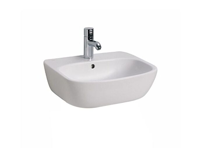 Kolo Style umyvadlo 55x45 cm, s otvorem pro baterii, s přepadem, bílá