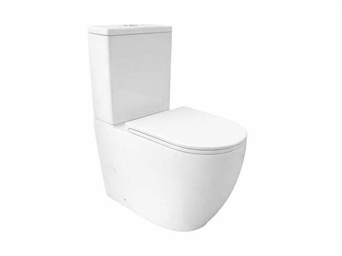 HOPA Arco New Tornado WC kombi s flat sedátkem soft-close 62,5x39x88 cm, oválné, bílá