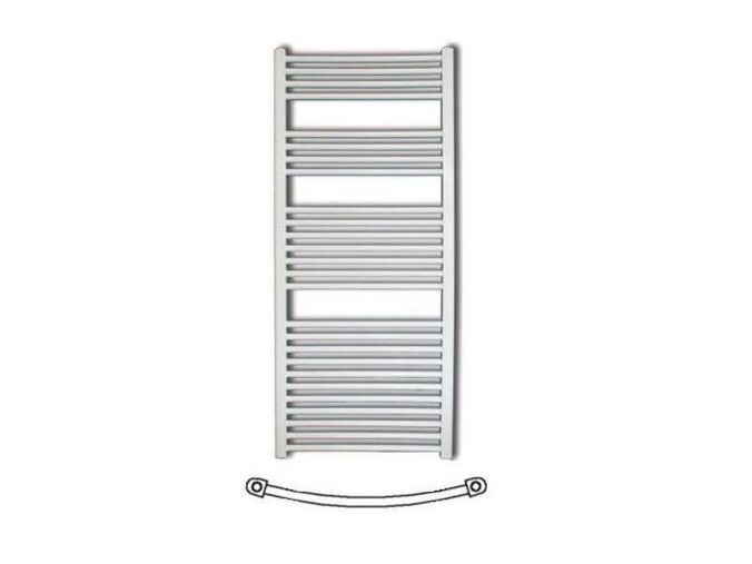 Korado Koralux Rondo Max-M koupelnový otopný žebřík, rozměry 182x75 cm, pergamon