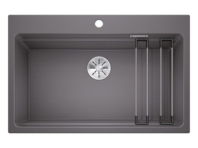 Blanco Etagon 8 Silgranitový dřez, 780x510 mm, s pojezdy, šedá skála