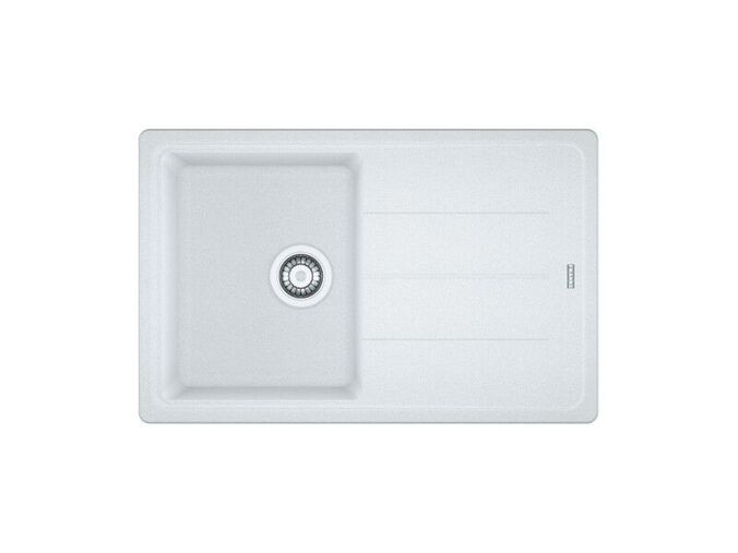 Franke Basis fragranitový dřez BFG 611-78, 780x500mm, bílá-led 