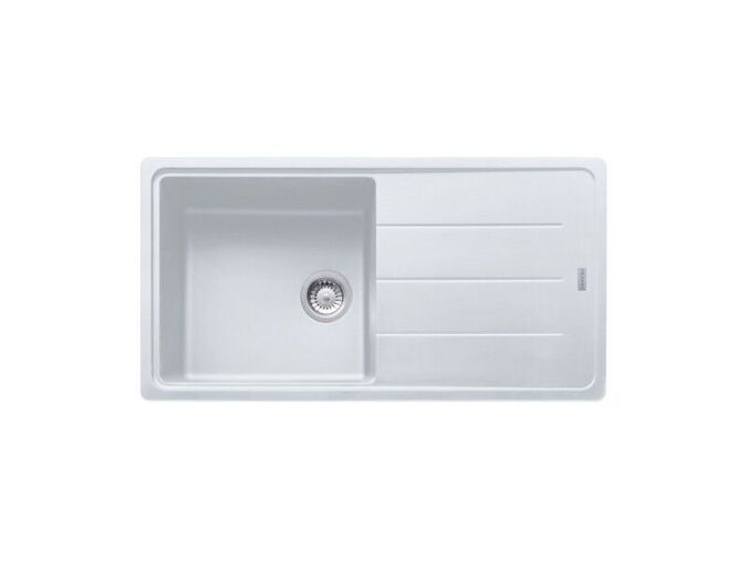 Franke Basis granitový dřez BFG 611, 970x500 mm, bílá-led