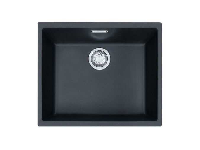 Franke Sirius tectonitový dřez SID 110-50, 525x440mm, černá 